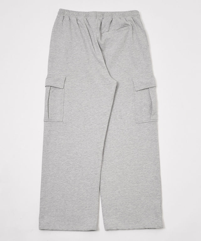 ワイドスウェットカーゴパンツ