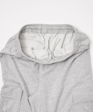 ワイドスウェットカーゴパンツ