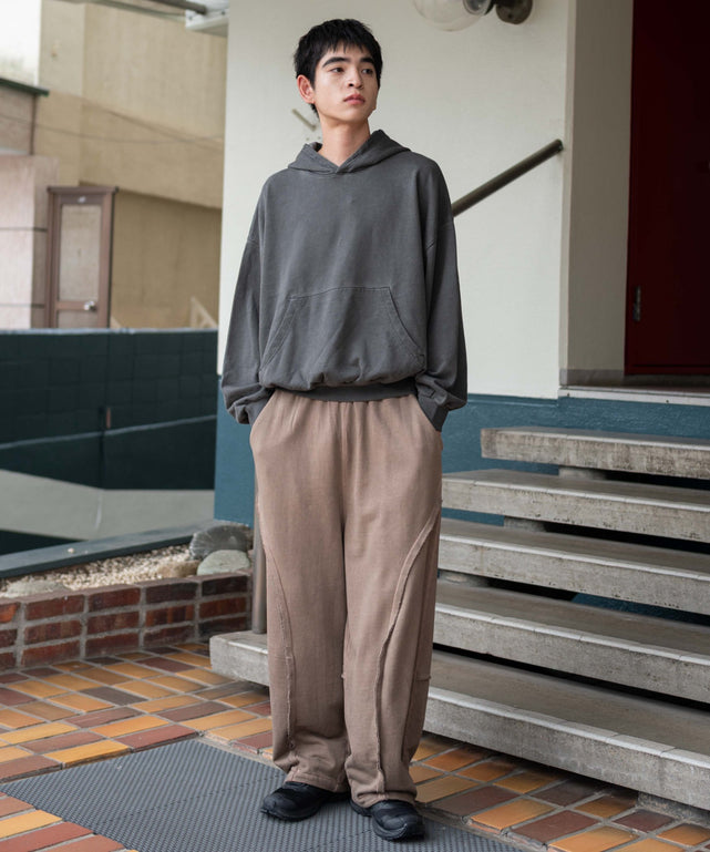 ブラウン　モデル：180㎝　L着用