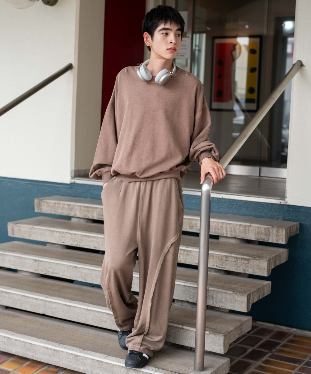 ブラウン　モデル：180㎝　L着用