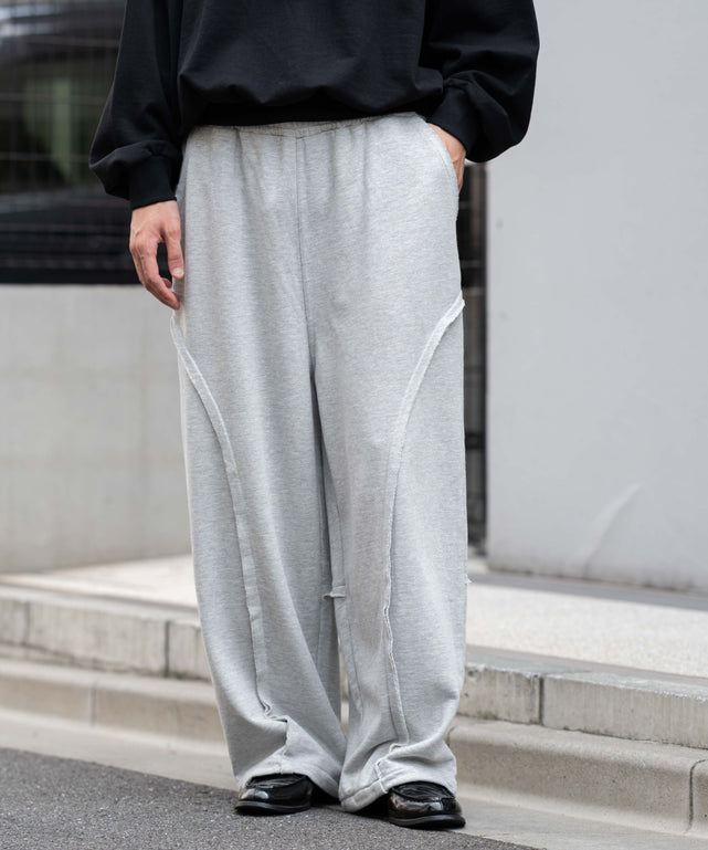 杢グレー　モデル：180㎝　L着用