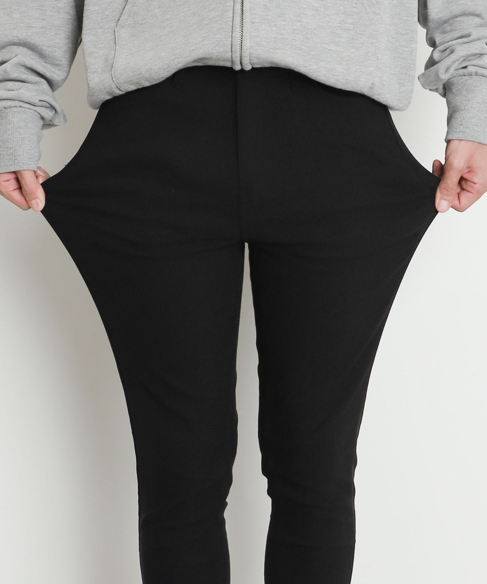 裏起毛スキニーパンツ