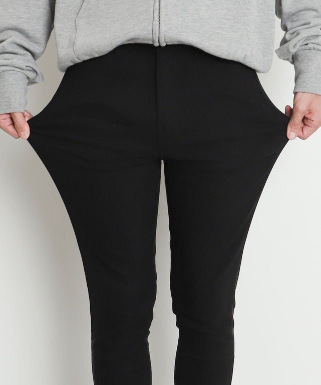 裏起毛スキニーパンツ