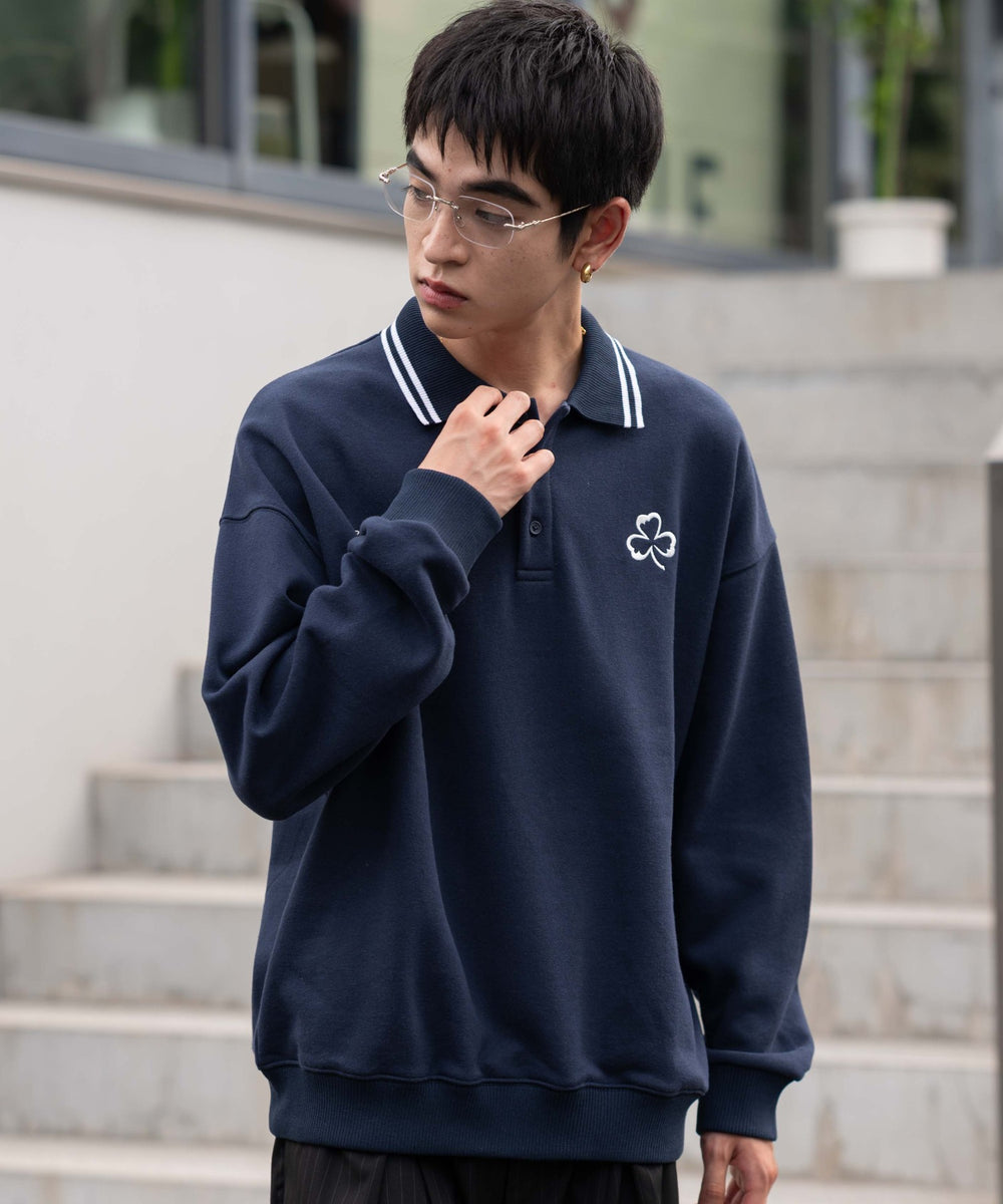 ネイビー　モデル：180㎝　L着用