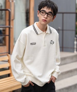 ホワイトアイボリー　モデル：180㎝　L着用