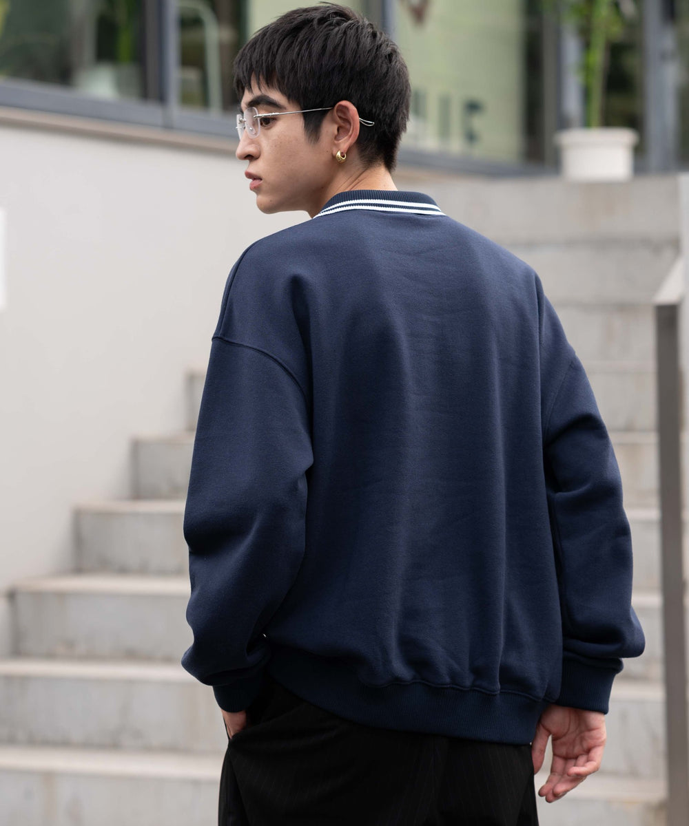 ネイビー　モデル：180㎝　L着用