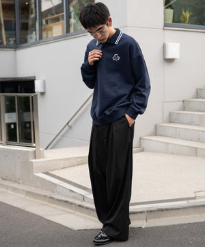 ネイビー　モデル：180㎝　L着用