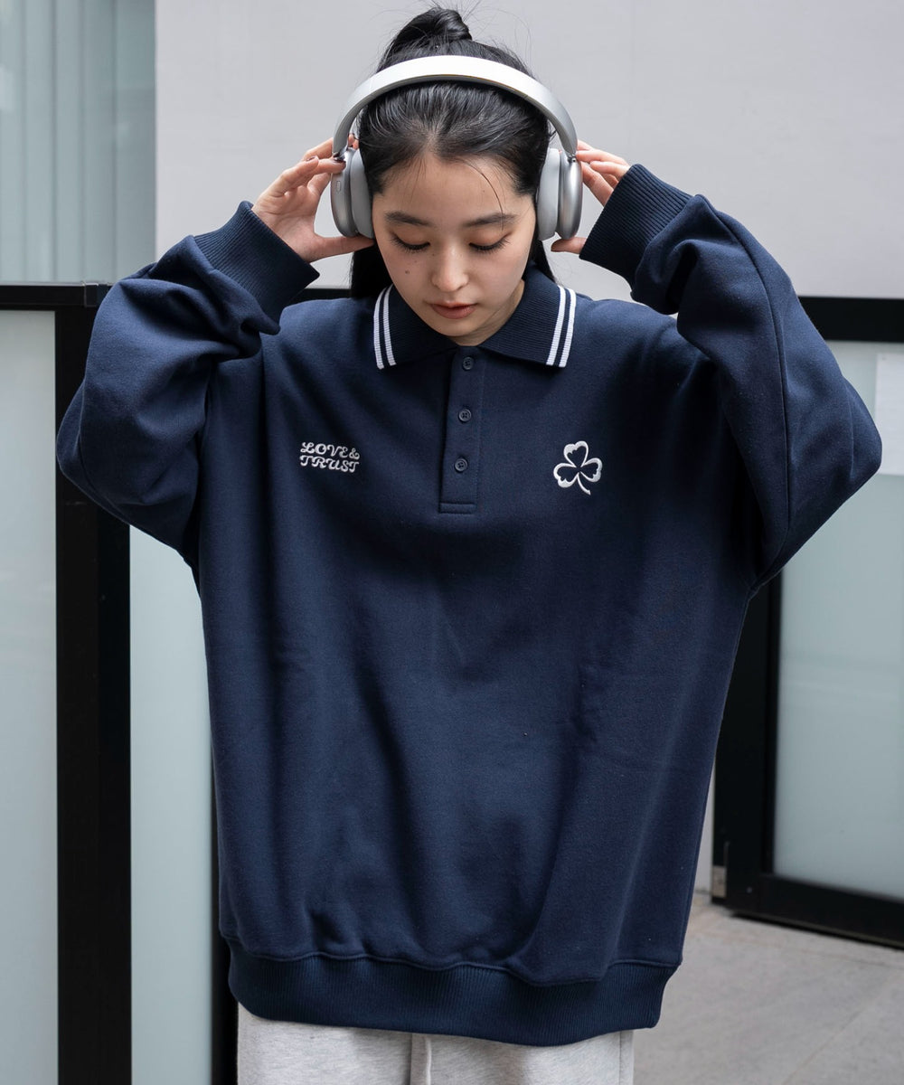 ネイビー　モデル：160㎝　L着用