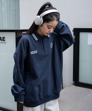 ネイビー　モデル：160㎝　L着用