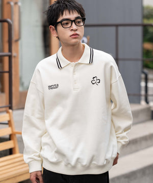 ホワイトアイボリー　モデル：180㎝　L着用