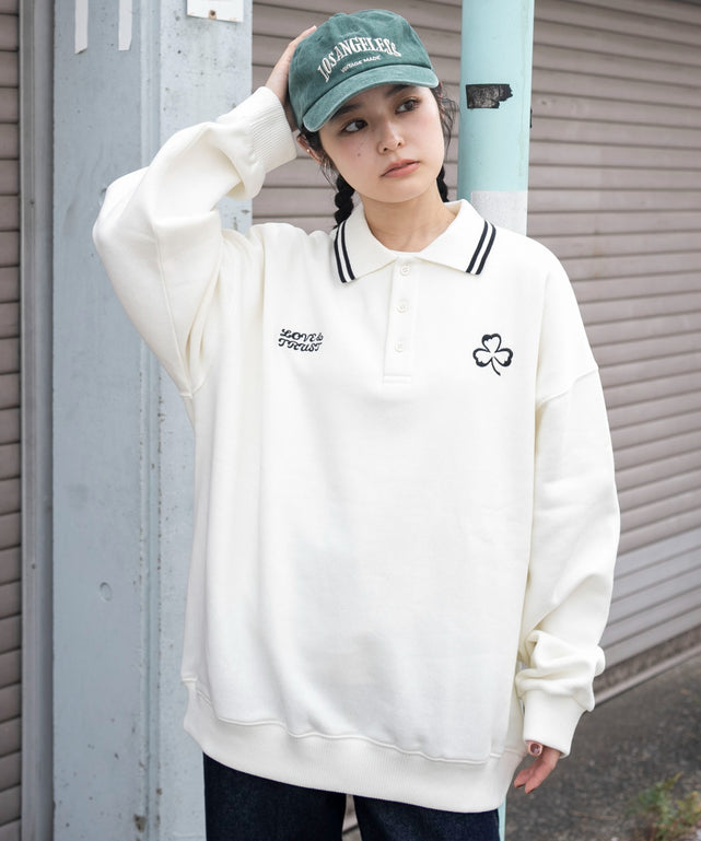 ホワイトアイボリー　モデル：160㎝　L着用