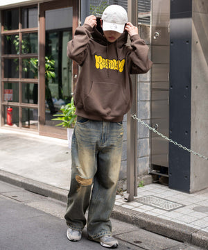 ブラウン　モデル：180㎝　L着用