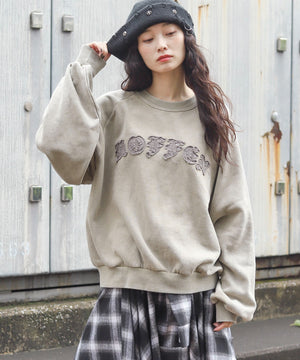 ベージュ　モデル：161cm L着用