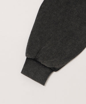 裏起毛ショートグラフィックプルパーカー