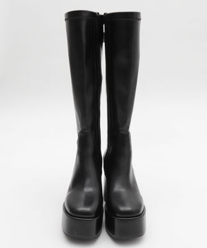 ストレッチヒールロングブーツ