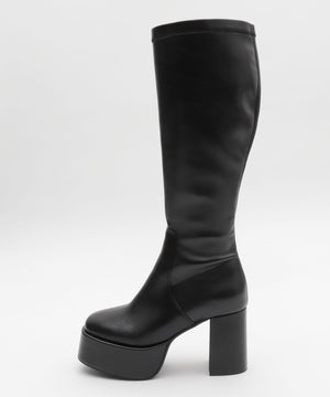 ストレッチヒールロングブーツ