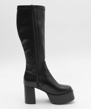 ストレッチヒールロングブーツ