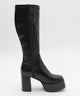 ストレッチヒールロングブーツ