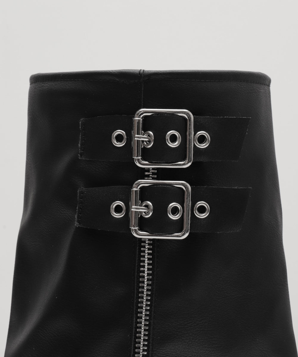 厚底カバーロングブーツ