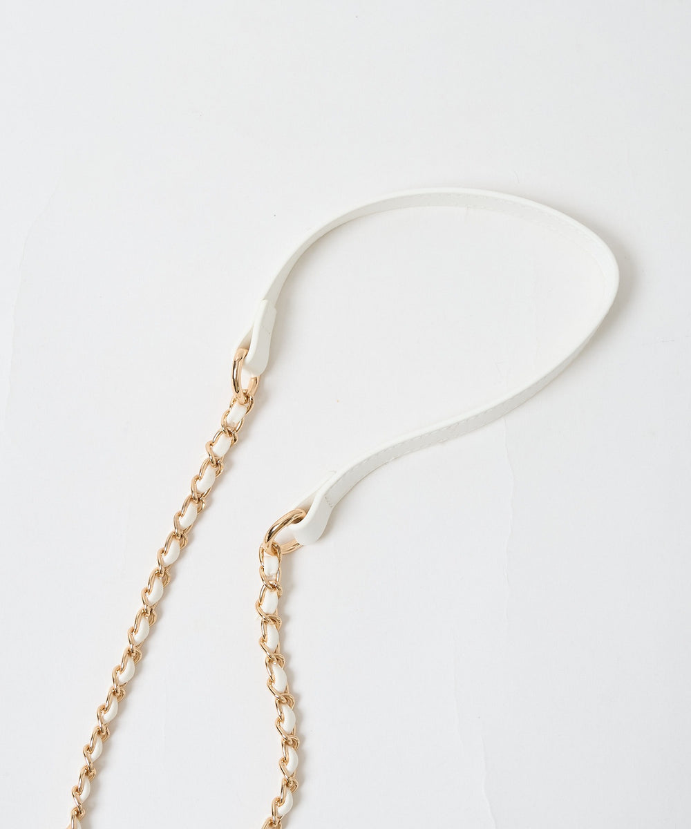 メタルパーツキルティングバニティショルダー