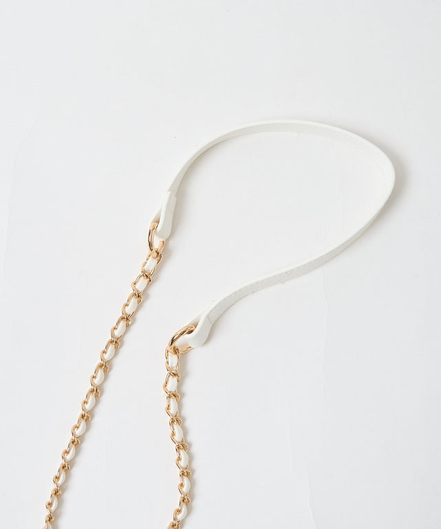 メタルパーツキルティングバニティショルダー