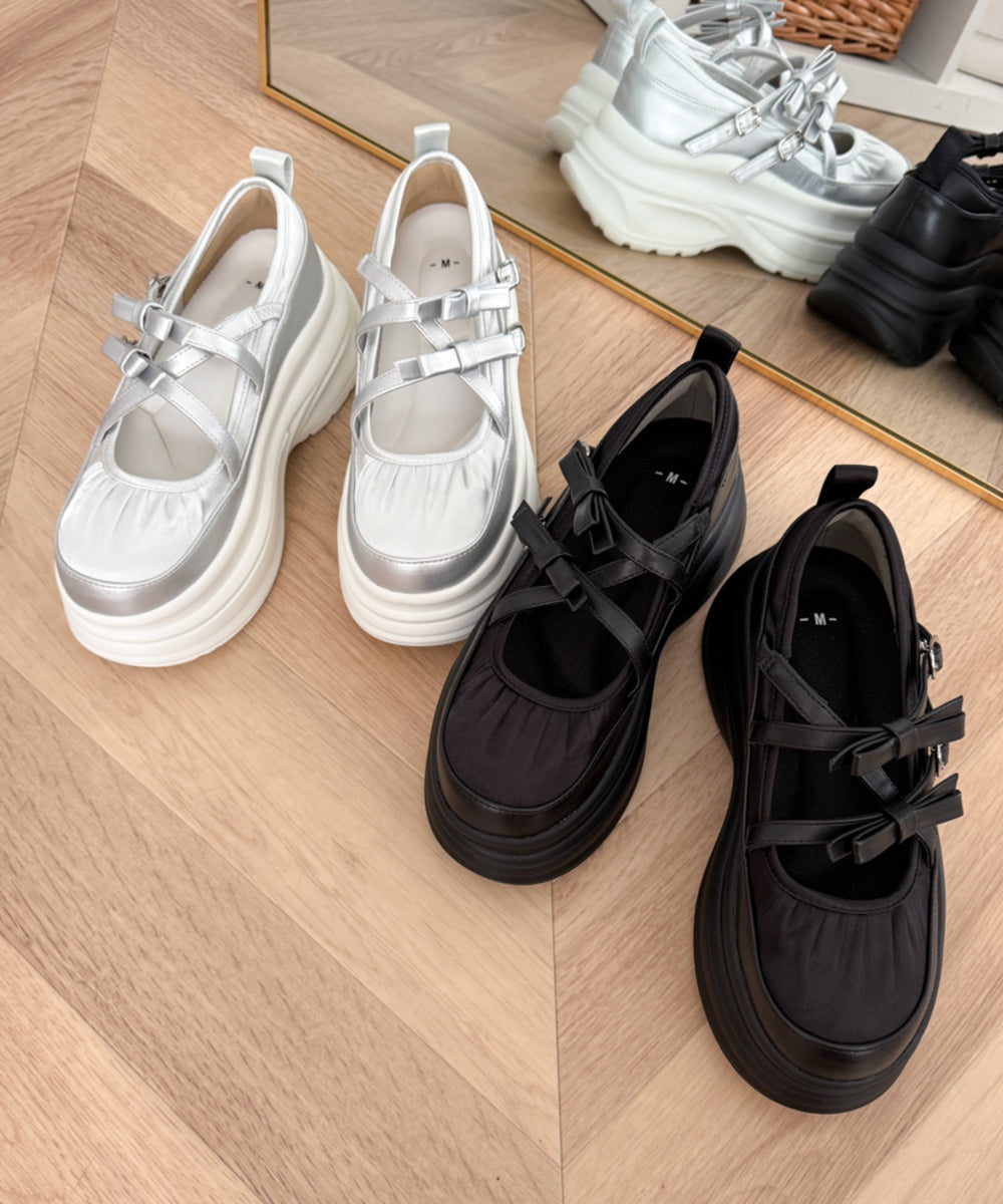 2way厚底ストラップシューズ