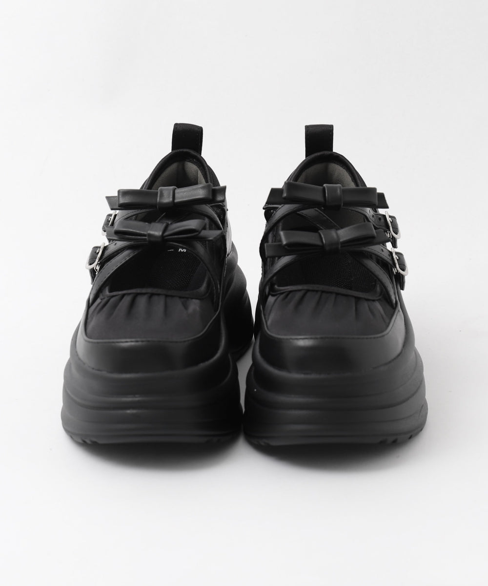 2way厚底ストラップシューズ