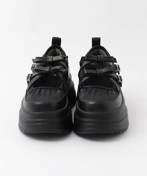 2way厚底ストラップシューズ