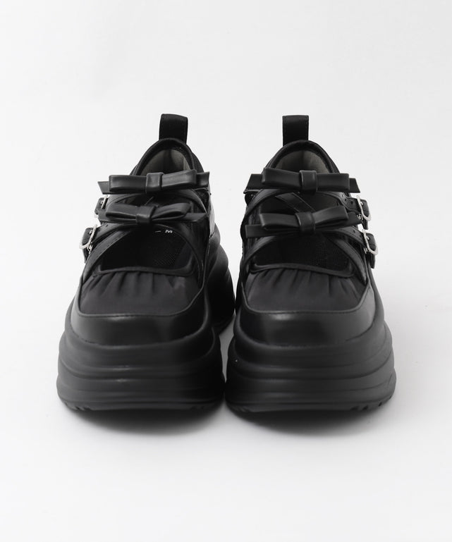 2way厚底ストラップシューズ