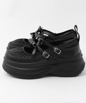 2way厚底ストラップシューズ