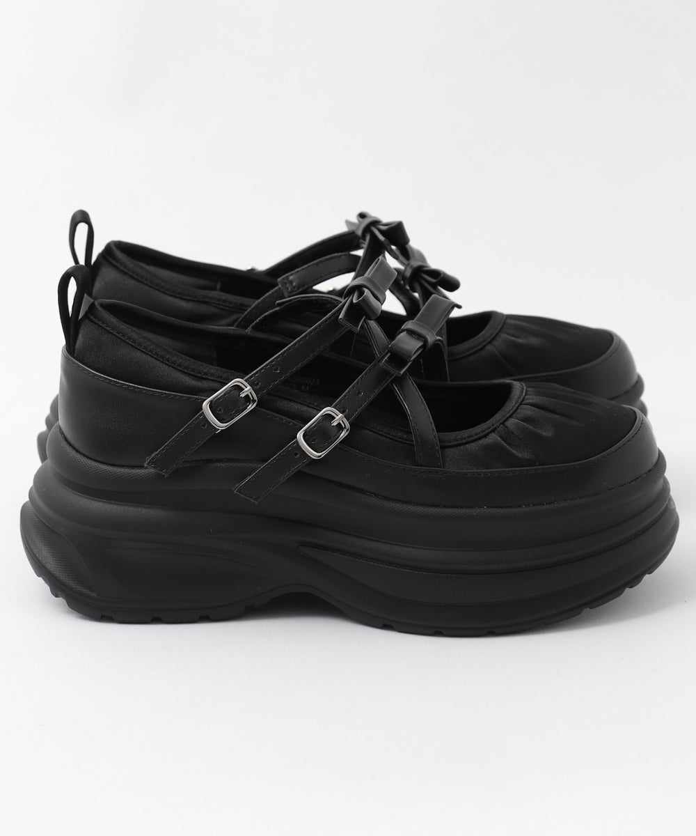 2way厚底ストラップシューズ