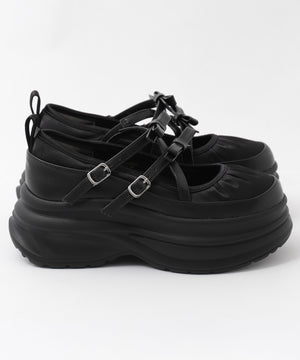 2way厚底ストラップシューズ