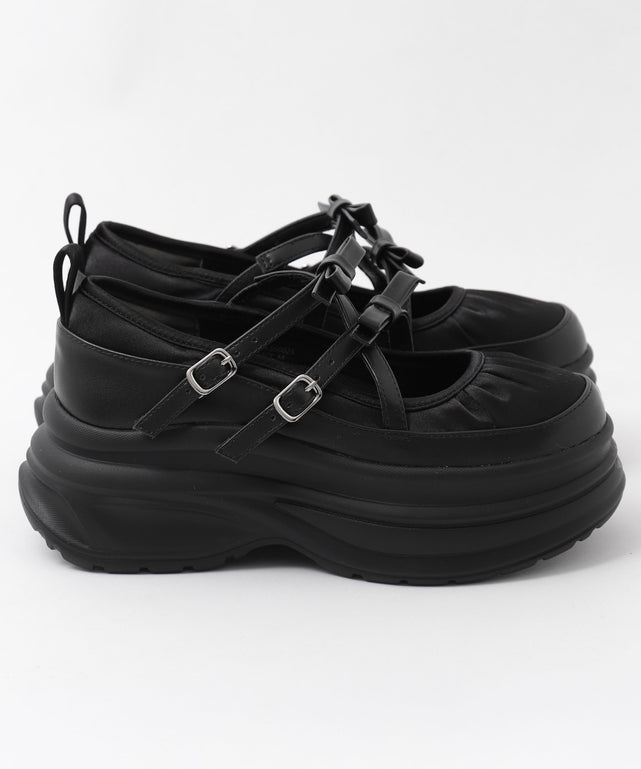 2way厚底ストラップシューズ