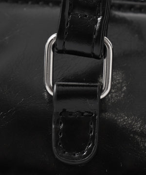 キラキラチャーム付きドラムボストンバッグ