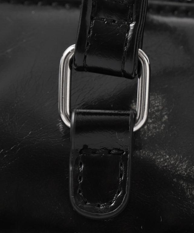 キラキラチャーム付きドラムボストンバッグ