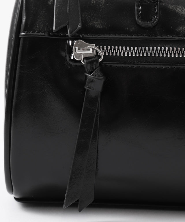 キラキラチャーム付きドラムボストンバッグ