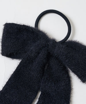 Lシャギーニットリボンゴム