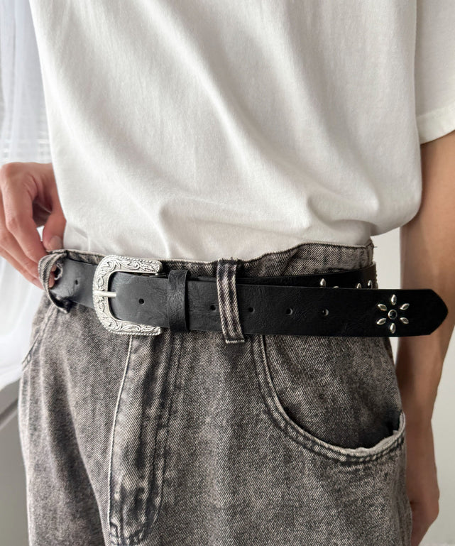 Mフラワースタッズベルト｜WEGO（ウィゴー） – WEGO ONLINE STORE