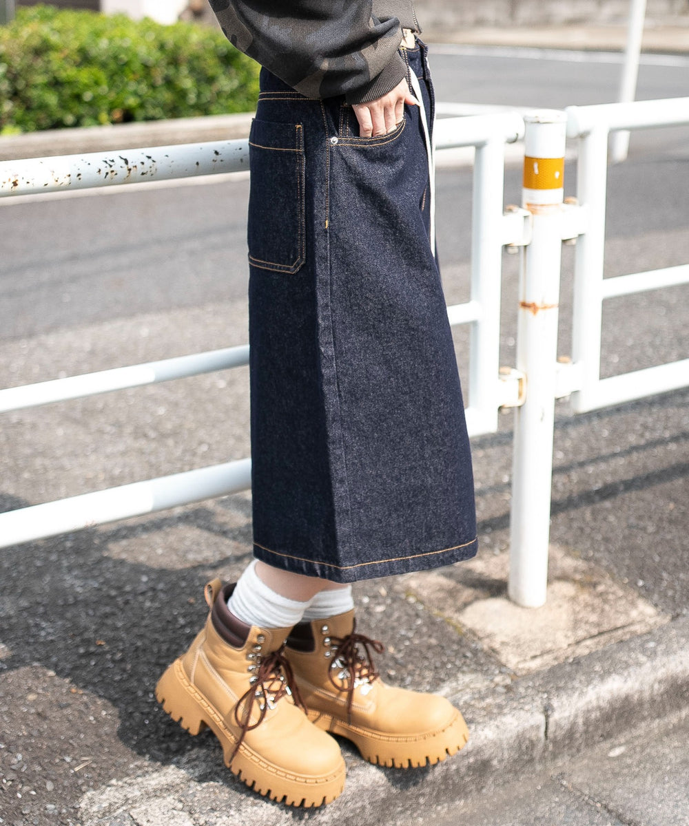 デニムインディゴ　モデル：159cm M着用