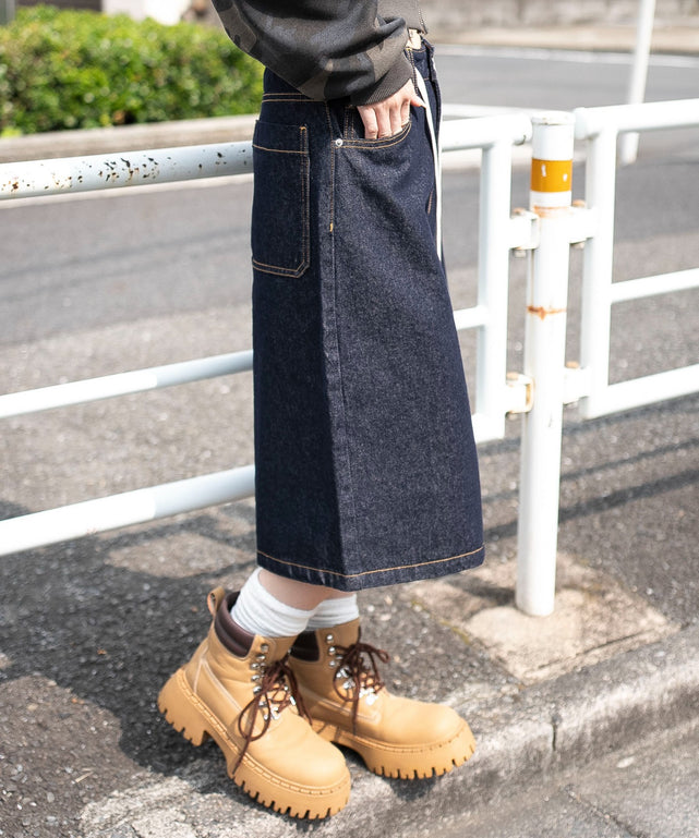 デニムインディゴ　モデル：159cm M着用