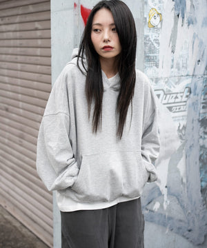 杢グレー　モデル：159cm M着用