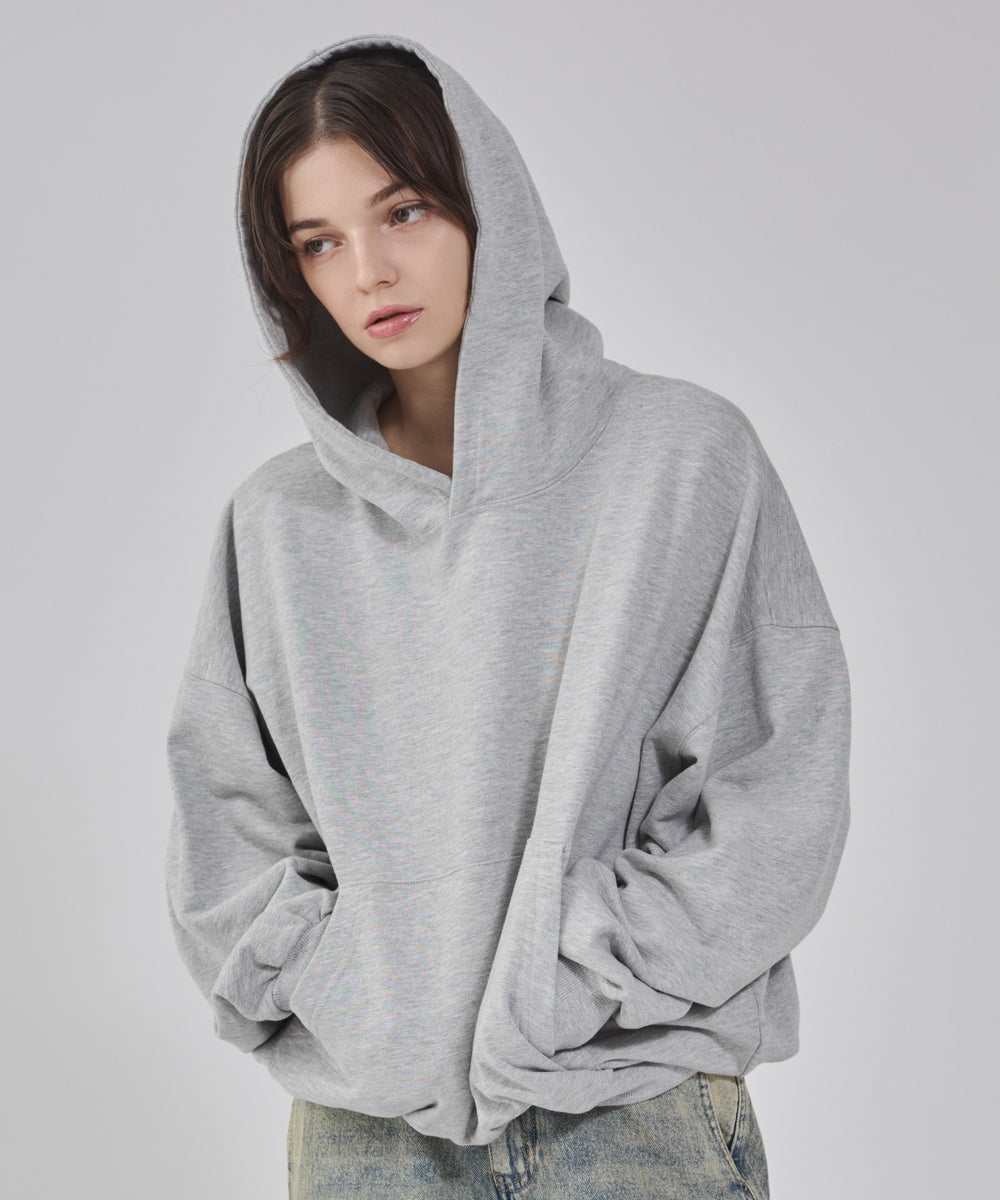 杢グレー モデル：162cm 　M着用