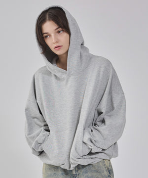 杢グレー モデル：162cm 　M着用