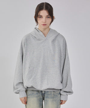 杢グレー モデル：162cm 　M着用