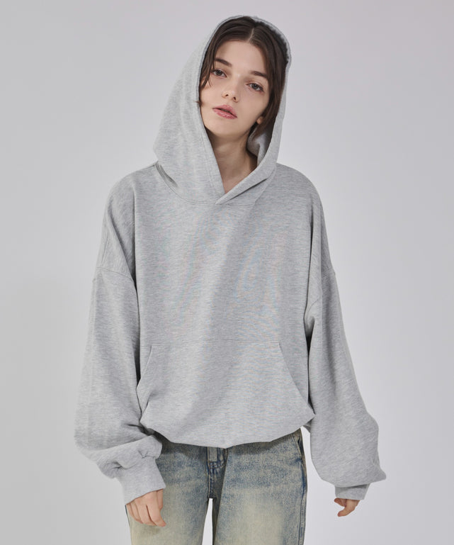 杢グレー モデル：162cm 　M着用