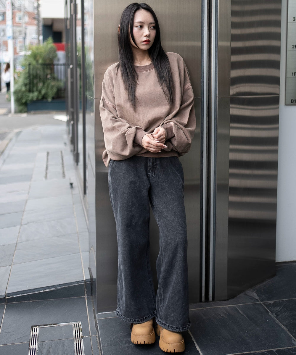 ブラウン　モデル：159cm M着用