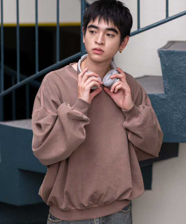 ブラウン　モデル：180㎝　L着用