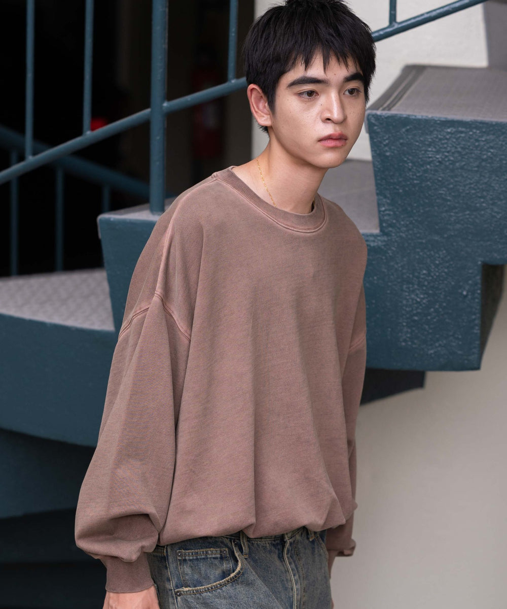 ブラウン　モデル：180㎝　L着用