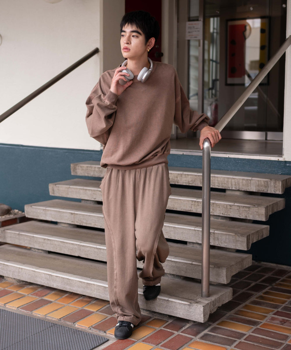 ブラウン　モデル：180㎝　L着用