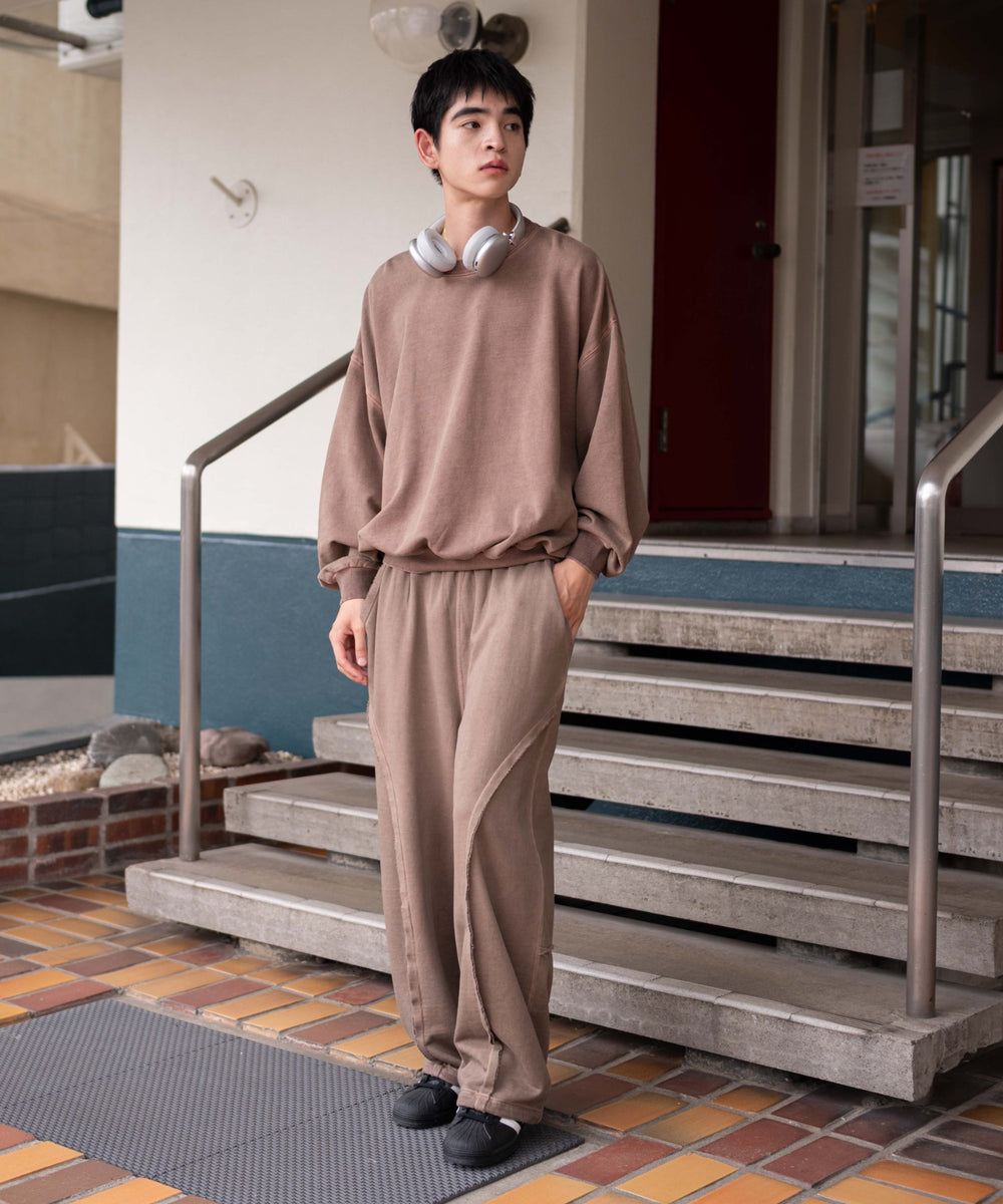 ブラウン　モデル：180㎝　L着用